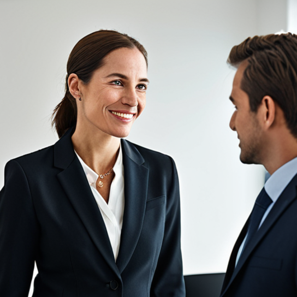 프로페셔널 네트워킹을 위한 액션 플랜 - **

"A professional businesswoman in a modern office setting, attending a networking event, fully cl...