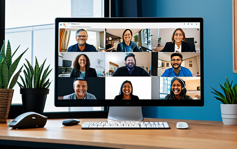 취업을 위한 디지털 네트워킹 팁 - **Professional LinkedIn Profile:** "A close-up shot of a well-optimized LinkedIn profile on a laptop...