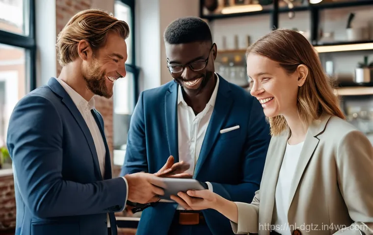 전문가와의 관계 유지의 중요성 - **Prompt 1: The Invisible Strength of Connections**
    A vibrant, medium shot of a diverse group of...