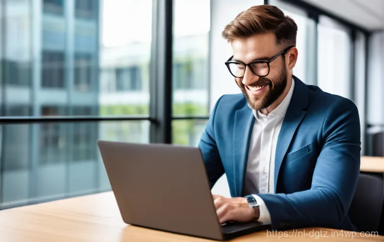 디지털 네트워킹의 기초  필수 요소 정리하기 - **Prompt: "A professional and inviting digital profile. A person, appearing to be in their late 20s ...