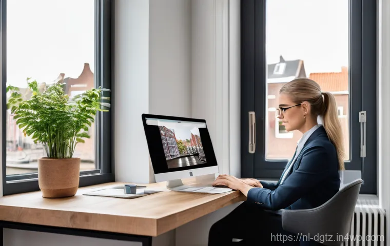 비즈니스 네트워킹의 기회 탐색 방법 - Image Prompt 1: Optimizing Online Presence**