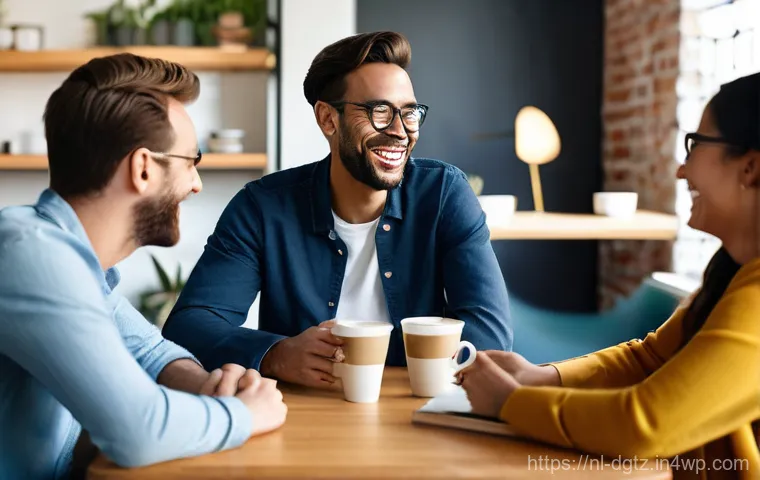 효과적인 네트워킹을 위한 대화의 기술 - **Prompt 2: Superpower of Active Listening**
    "A close-up shot of two individuals, one male and o...