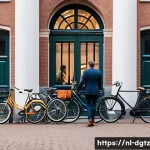 전문가와의 관계 형성을 위한 팁 - A professional networking event in Amsterdam with diverse experts engaging in meaningful conversatio...